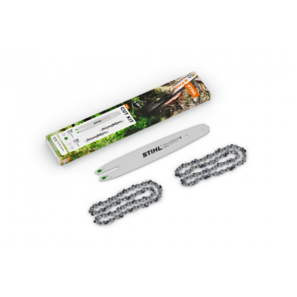 Guide et chaîne tronçonneuse 35 cm MS181 MS182 MS211 et MS212 STIHL
