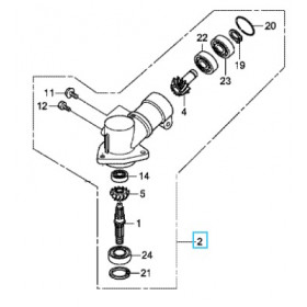 Renvoi d'angle 41100VL5G41 HONDA