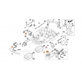 Jeu de pièces de transformation batterie AAI 160. 63090071051 STIHL