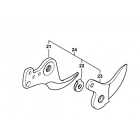 Jeu de lames de sécateur ASA85 STIHL 48610074200