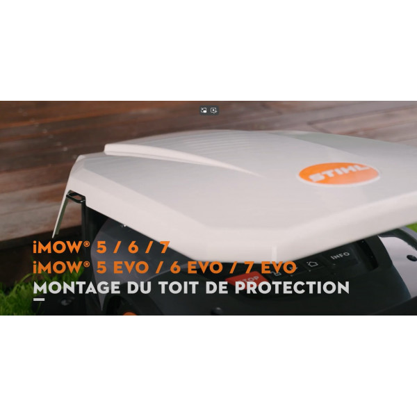 Montage du toit de protection iMOW®