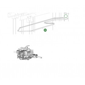 Courroie avancement tracteur tondeuse HUSQVARNA 547403108