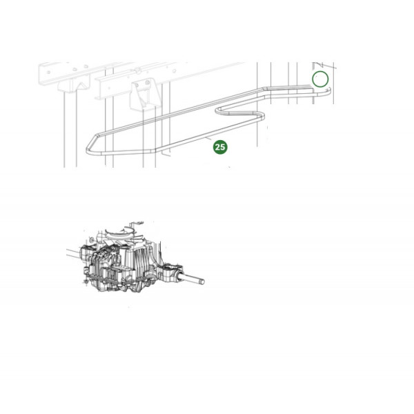 Courroie avancement tracteur tondeuse HUSQVARNA 547403108