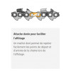 Chaîne X-CUT S93G Semi chisel 3/8” mini 1.3mm 30cm HUSQVARNA