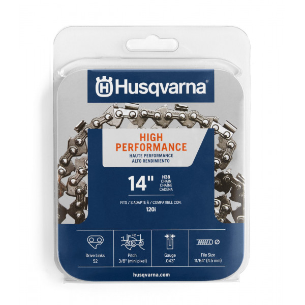 Chaîne H38 52 maillons 3/8" MINI 1,1 mm 35 cm HUSQVARNA