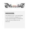 Chaîne X-CUT SP33G Semi chisel pixel .325" 1,3mm 50cm  HUSQVARNA