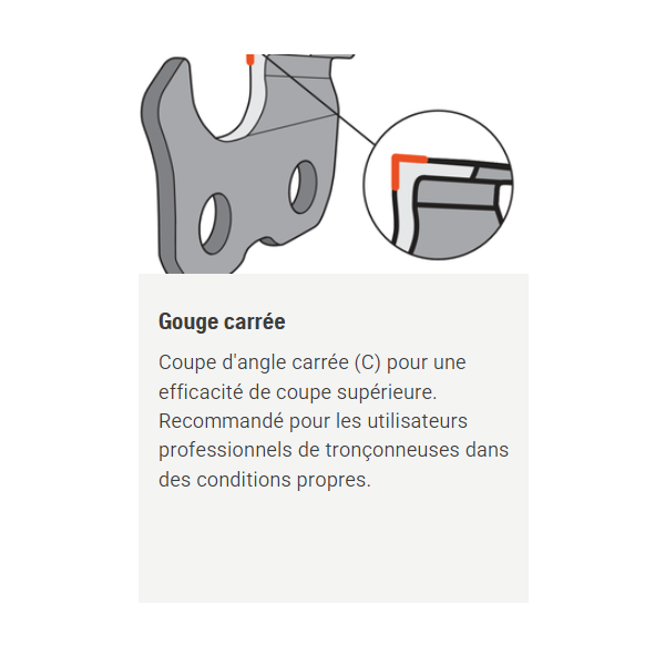 Chaîne X-CUT C85 Chisel 3/8” 1.5mm 50cm HUSQVARNA