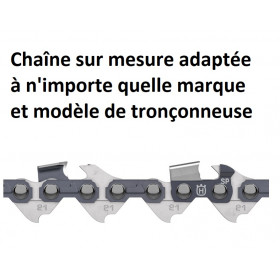Chaine de tronçonneuse sur mesure