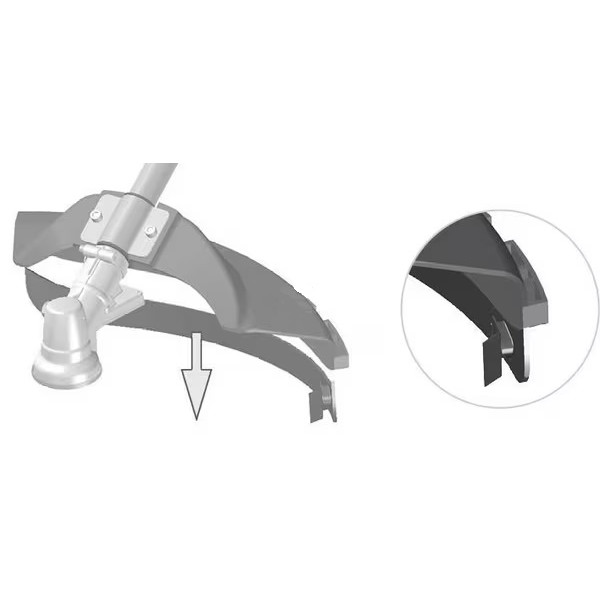 Carter protection débroussailleur 380 mm ADAPTABLE