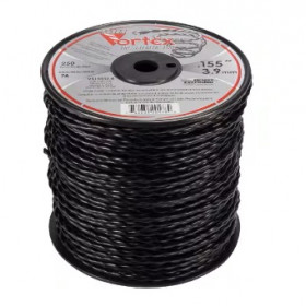 Fil débroussailleuse nylon alu 3,9mm 76m VORTEX