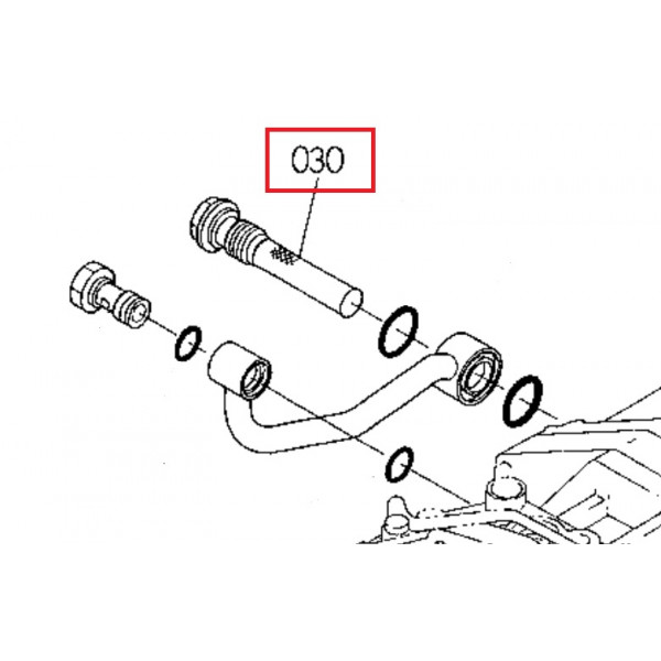 Filtre hydraulique 5451636560 KUBOTA