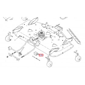 Galet anti-scalp 0055521280 KUBOTA