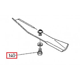 Vis de lame 6607161852 KUBOTA