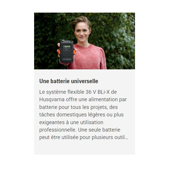 Batterie 40-B70 HUSQVARNA