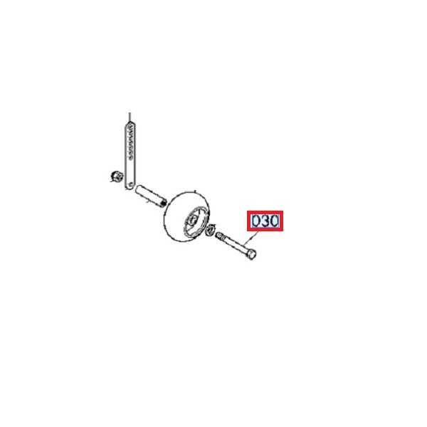 Vis galet RC48R-G261 KUBOTA 01053-50890