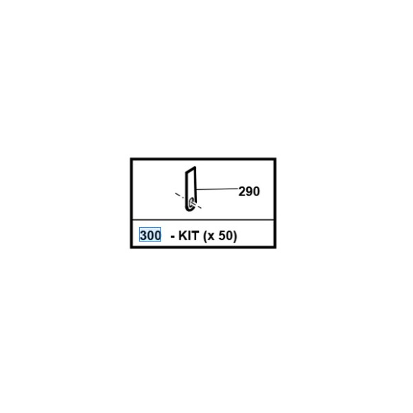 Kit lames aération RCF63 KUBOTA W780000543