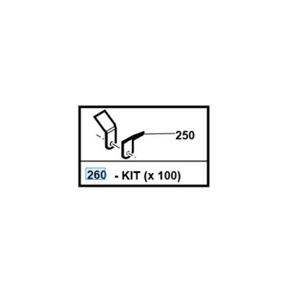 Kit couteaux Y RCF63 KUBOTA W780000545
