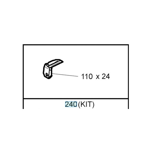 kit lames cuillères RCF43RD KUBOTA W780000229