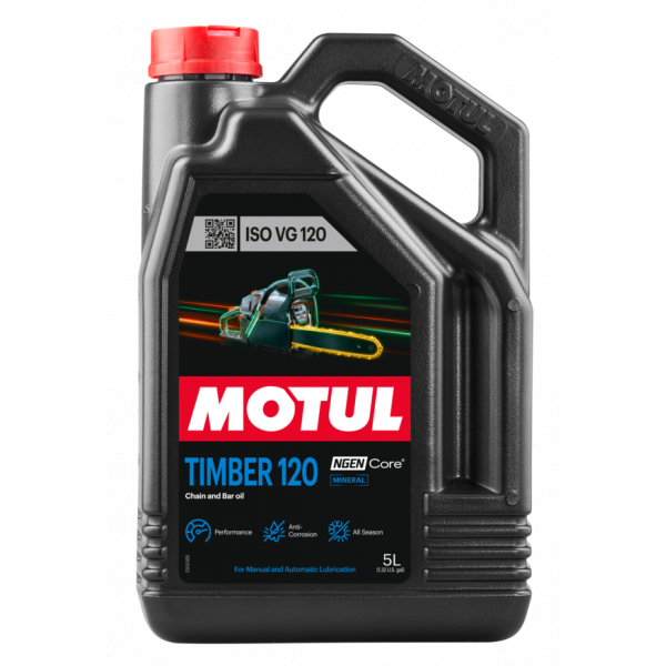 Huile de chaîne Tronçonneuse TIMBER 120 5L MOTUL